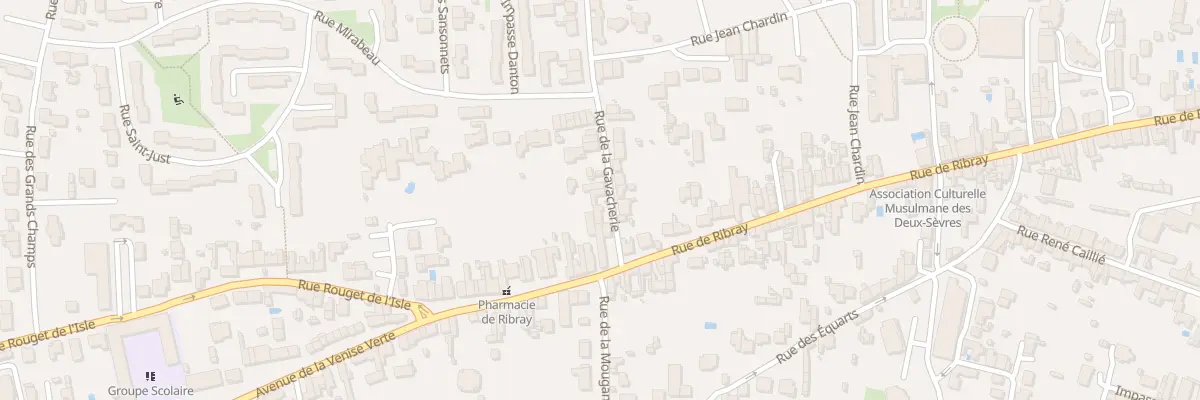 Plan du 4 Rue de la Gavacherie à Niort