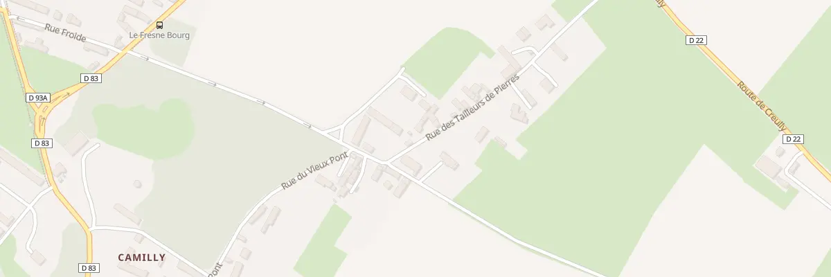 Plan du 3 Rue des Tailleurs de Pierres au Fresne-Camilly