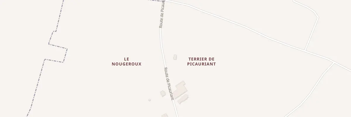 Plan du 26 Rte de Picauriant à Chadenac