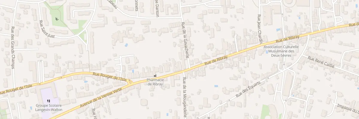 Plan du 198D Rue de Ribray à Niort