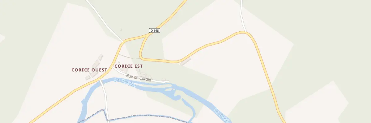 Plan du 2 Cordie Est à Marignac