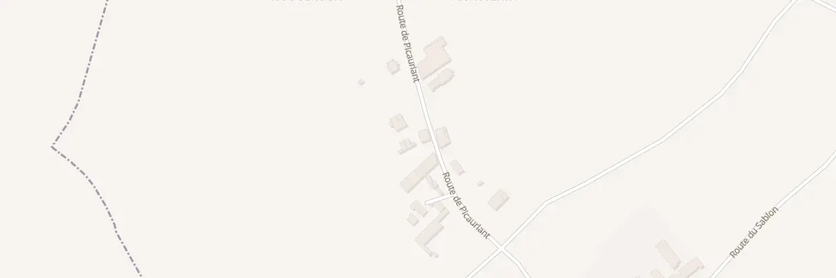 Plan du 17 Rte de Picauriant à Chadenac