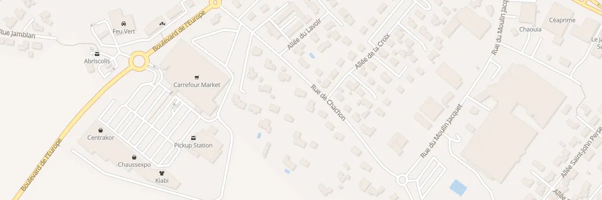 Plan du 72B Rue de Chachon à Bressuire