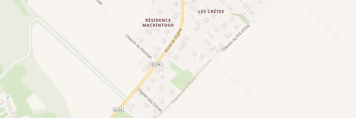 Plan du 32 Rte de l’Église à Baron-sur-Odon