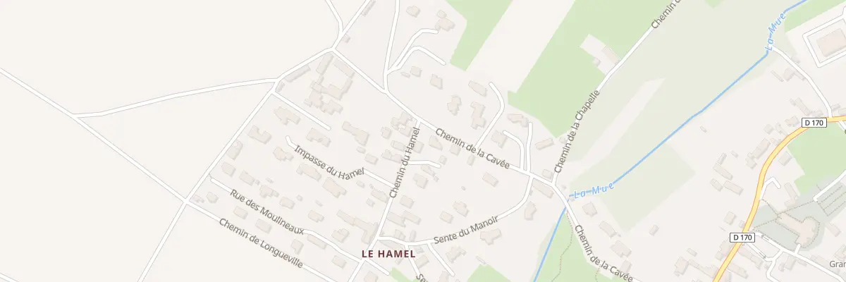 Plan du 1 Che du Hamel à Rots