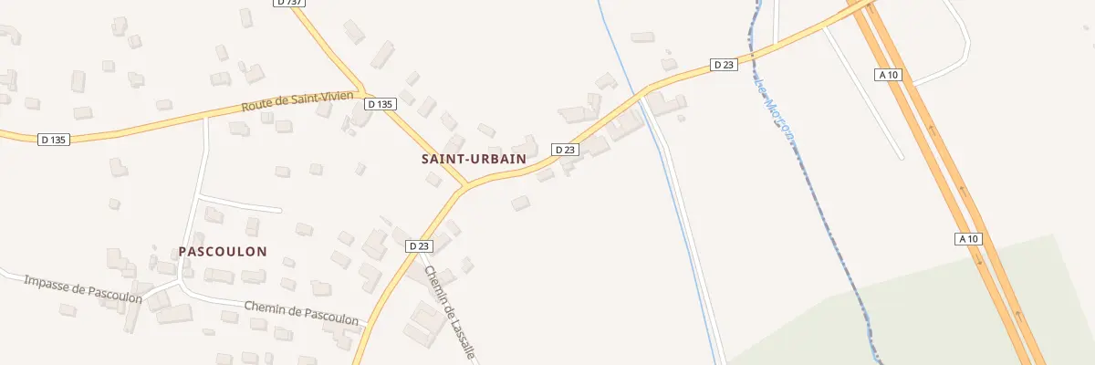 Plan du 1662 Rte de Saint Urbain à Pugnac