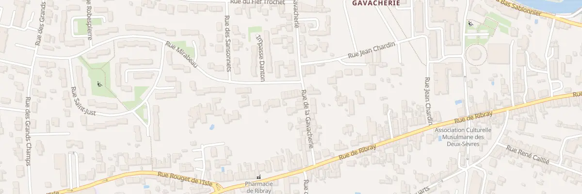 Plan du 14B Rue de la Gavacherie à Niort