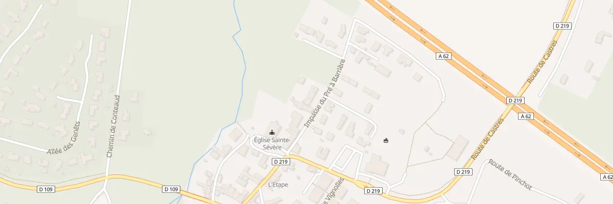 Plan du 6 Imp du Pré à Barrière à Saint-Selve
