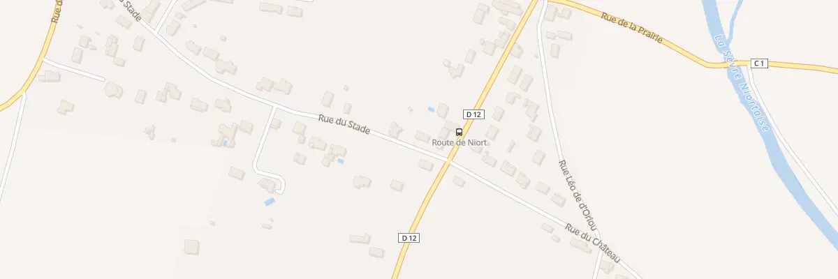 Plan du 2 Rue du Stade à Saint-Maxire