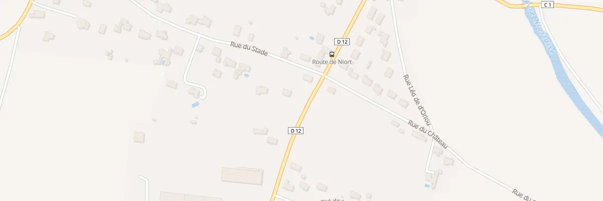 Plan du 1 Rue du Stade à Saint-Maxire