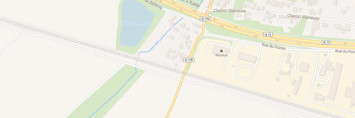 Plan du 7 Rue de Villeneuve à Rots