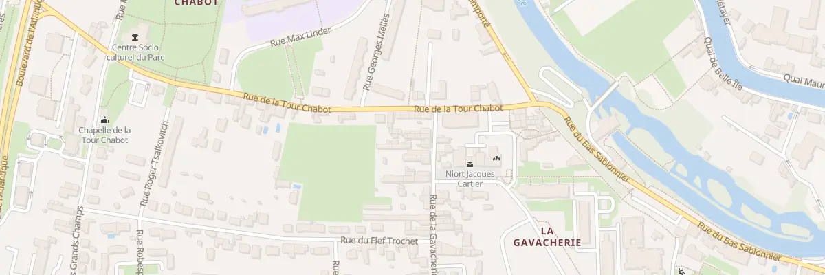 Plan du 60A Rue de la Gavacherie à Niort