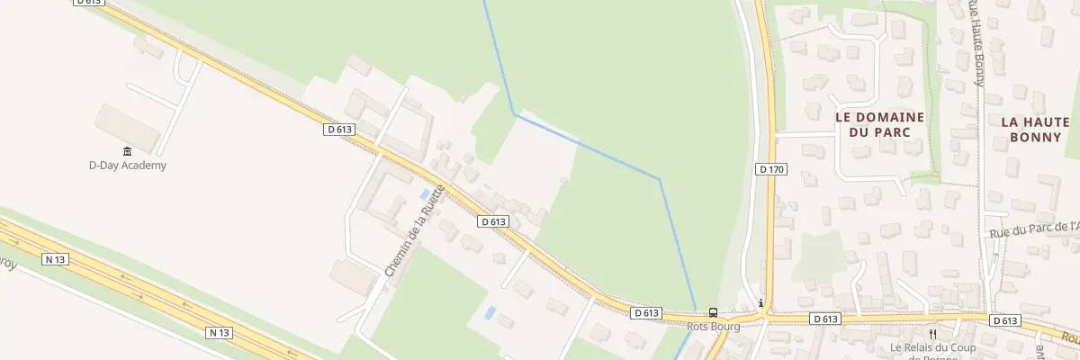 Plan du 6 Route de Bayeux à Rots