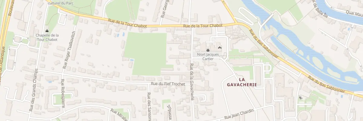 Plan du 40A Rue de la Gavacherie à Niort
