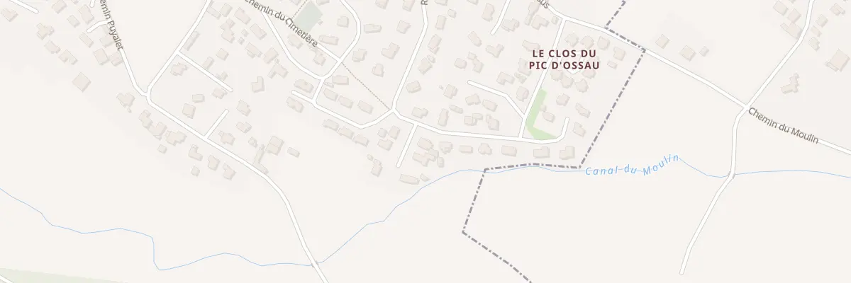 Plan du 14 Rue des Pyrénées à Siros