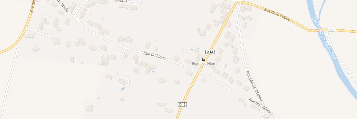 Plan du 2B Rue du Stade à Saint-Maxire