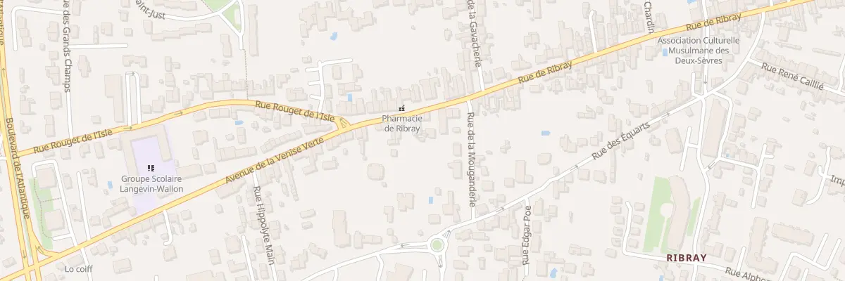 Plan du 227J Rue de Ribray à Niort