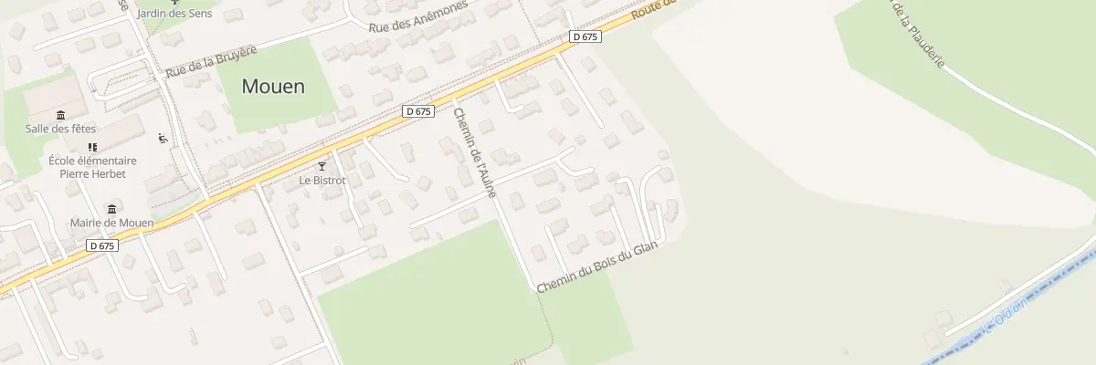 Plan du 79 Chem de l’Aulne à Mouen