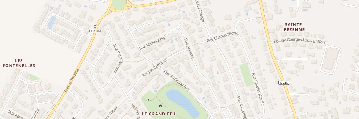 Plan du 6 Rue Jan Vermeer à Niort