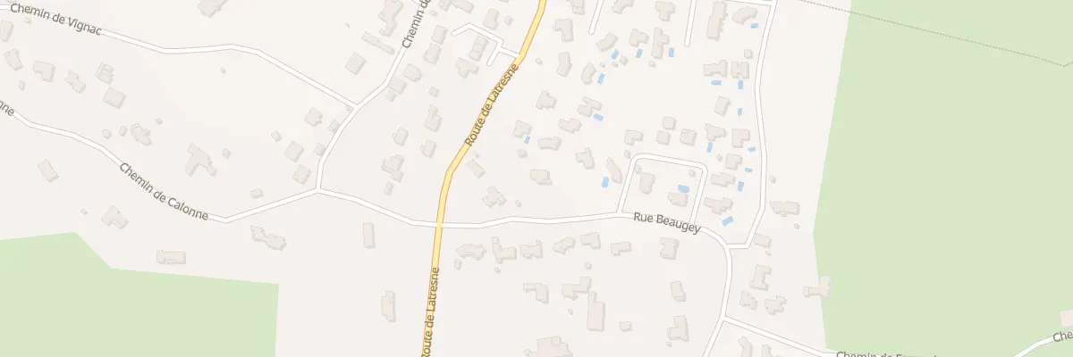 Plan du 3 Rue Beaugey à Carignan-de-Bordeaux