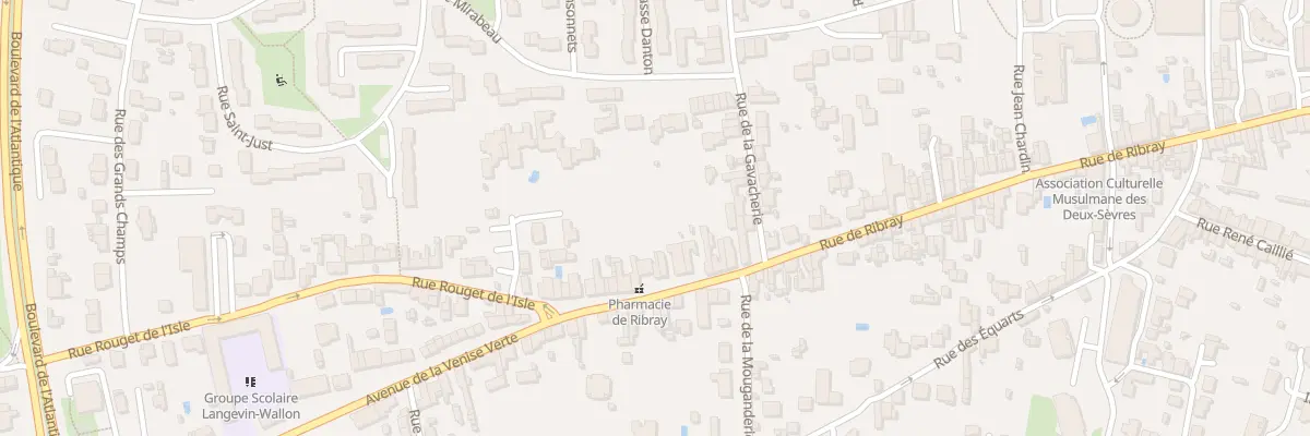 Plan du 210 Rue de Ribray à Niort
