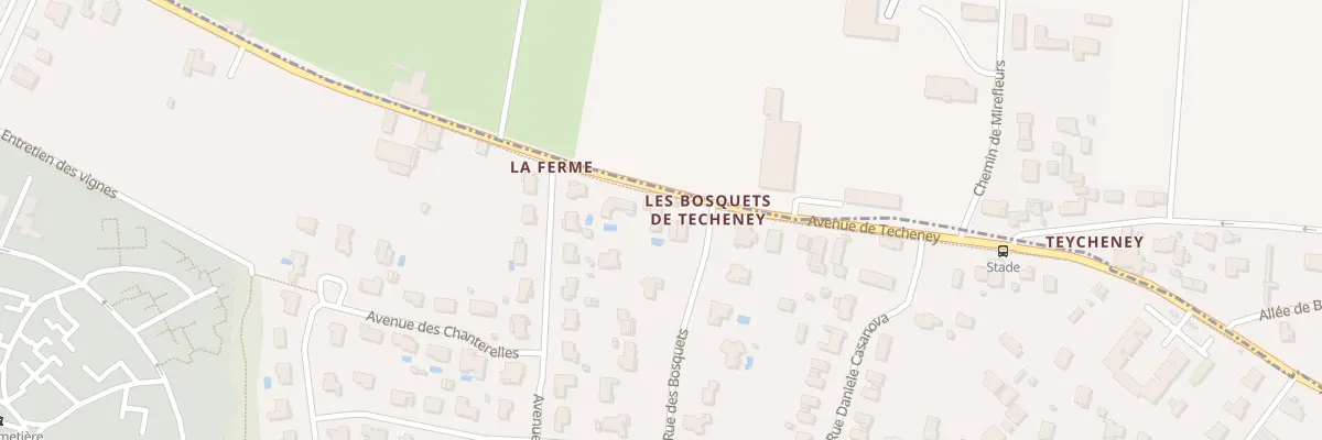 Plan du 67 Av de Techeney à Artigues-près-Bordeaux