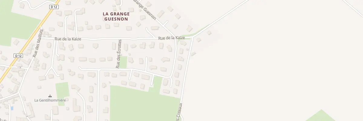 Plan du 40 Rue des Écrottes à Banville