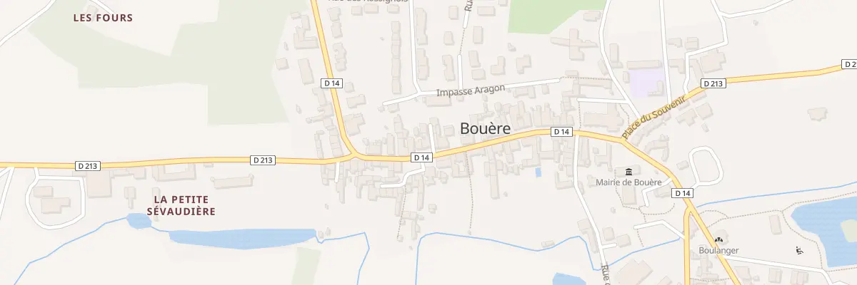 Plan du 11 Pl de la Poste à Bouère