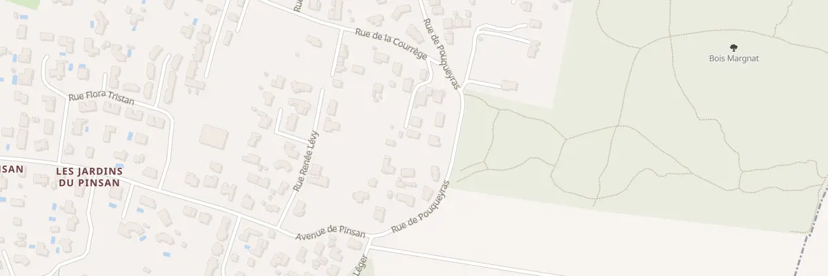 Plan du 42A Rue de la Courrege à Artigues-près-Bordeaux