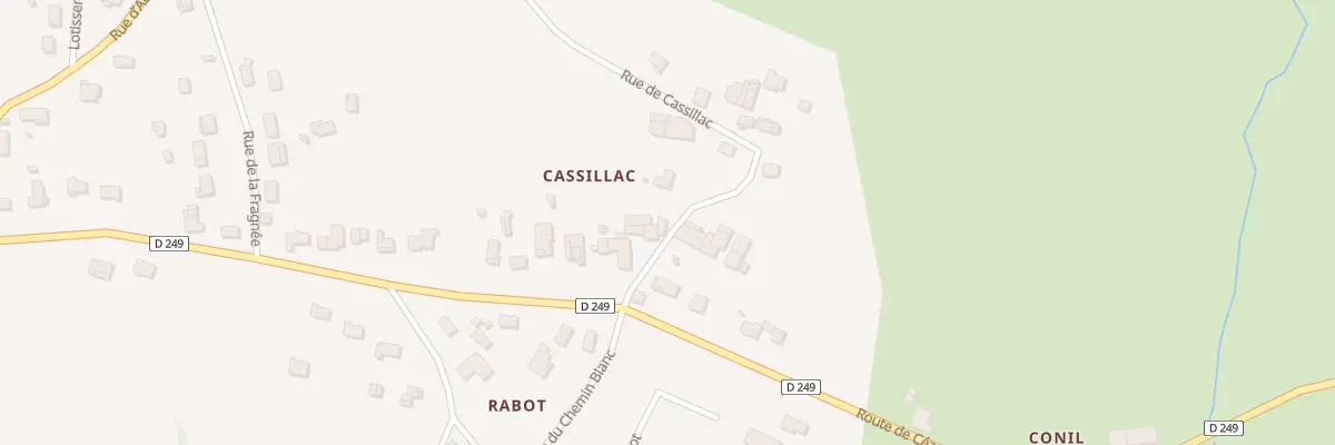 Plan du 209 Cassillac à Pugnac
