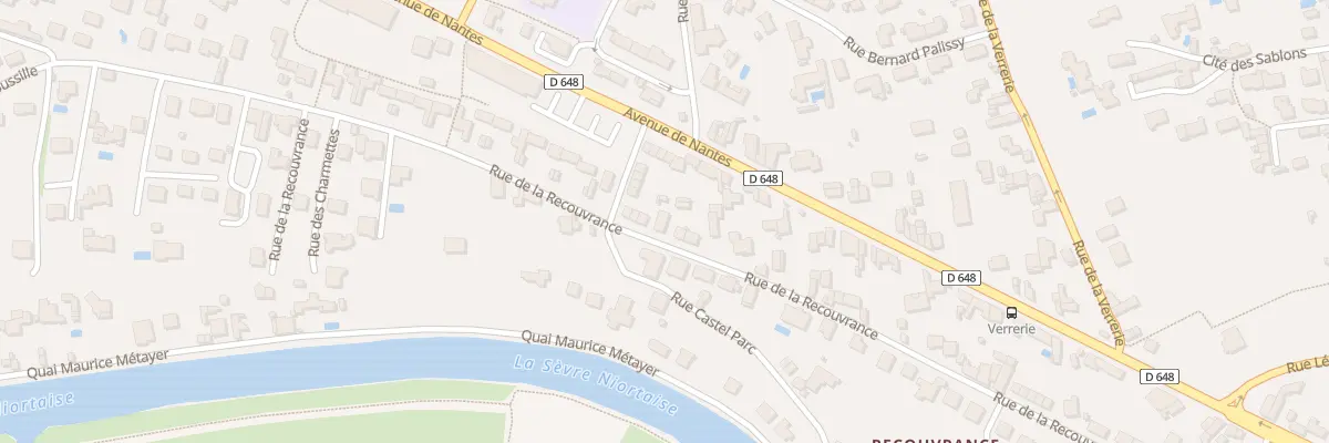Plan du 76 Rue de la Recouvrance à Niort