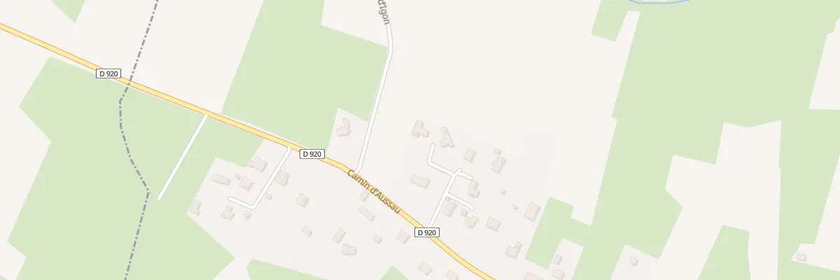 Plan du 34 Cami d’Aussau - Cd 920 à Buziet