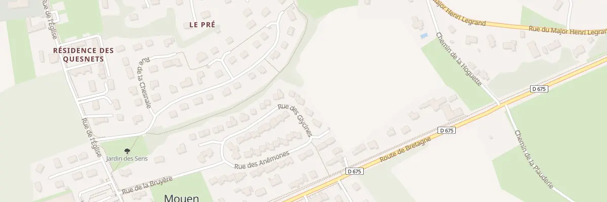 Plan du 5205 Rue des Glycines à Mouen