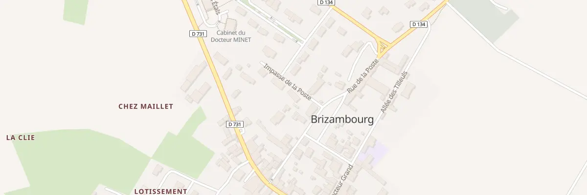 Plan du 5 Imp de la Poste à Brizambourg