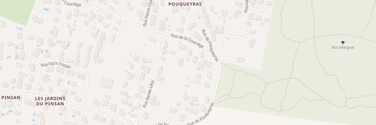 Plan du 38 Rue de la Courrege à Artigues-près-Bordeaux