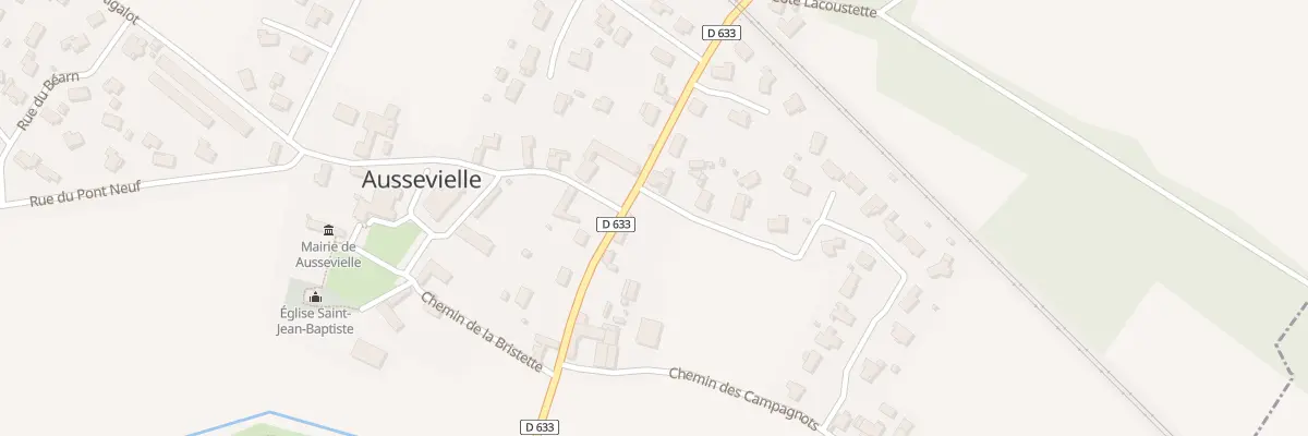 Plan du 2 Rue Dubrowski à Aussevielle