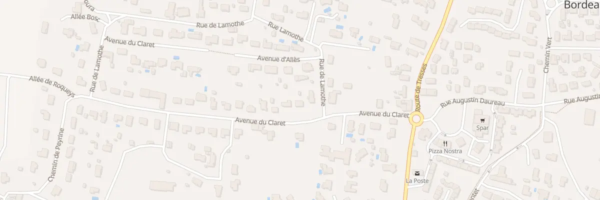 Plan du 16 Av de Claret à Carignan-de-Bordeaux