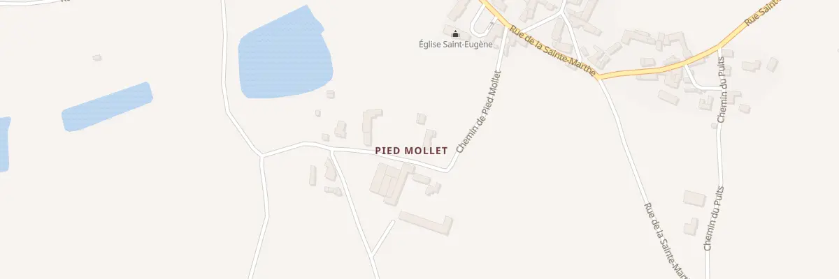 Plan du 6 Che de Pied Mollet à Xaintray