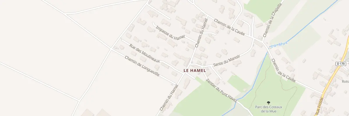 Plan du 2 Rue des Moulineaux à Rots