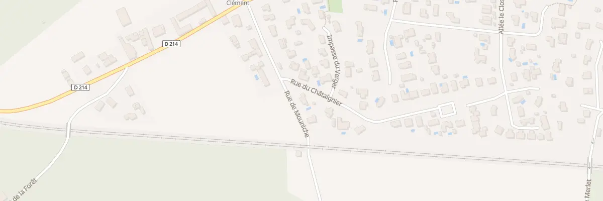 Plan du 2 Rue du Chataignier à Ayguemorte-les-Graves