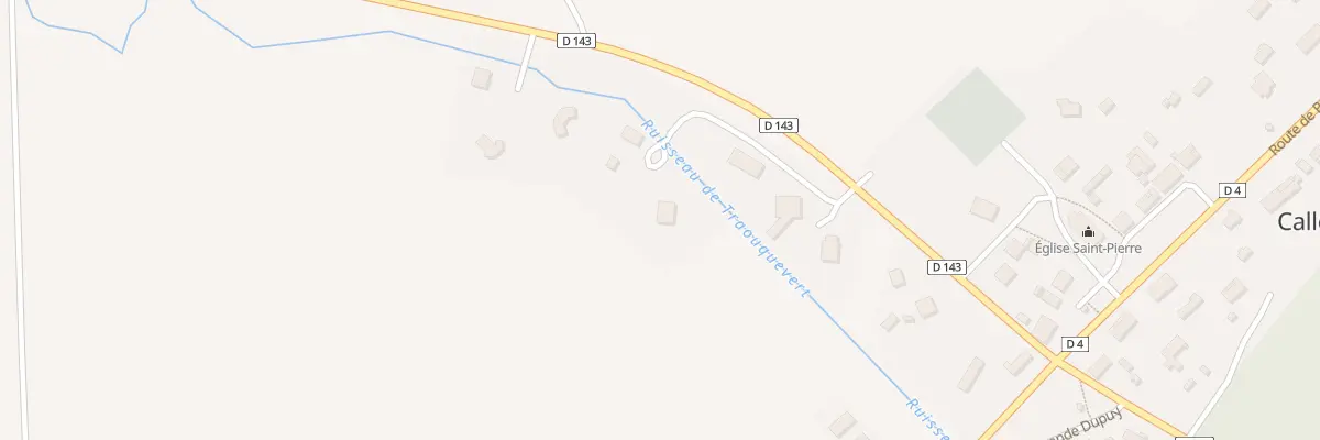 Plan du 209 Rte de Sore à Callen