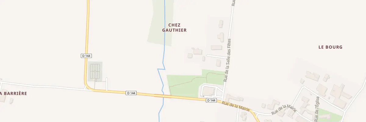 Plan du 4 Imp Gauthier à Biron