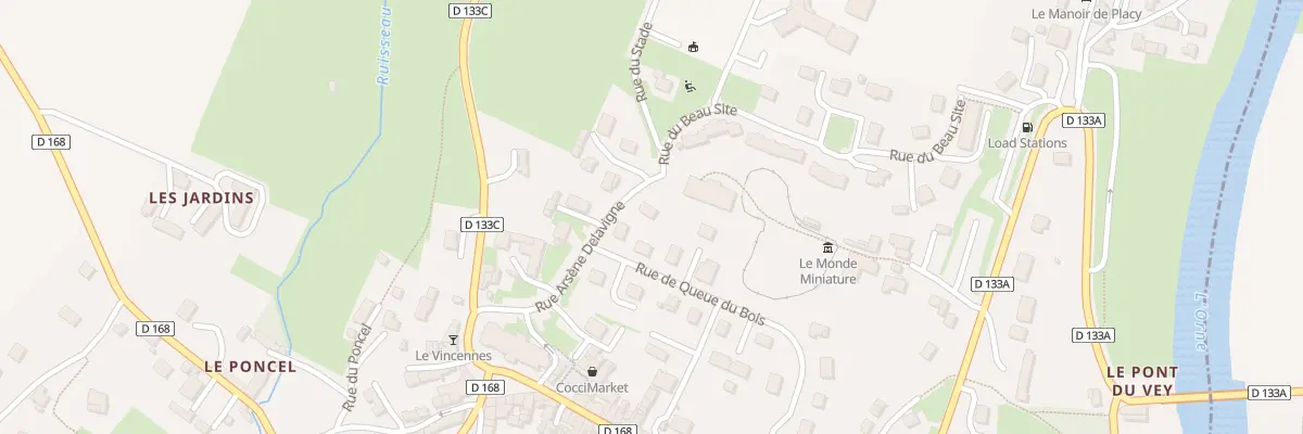 Plan du 8 Rue Arsène Delavigne à Clécy