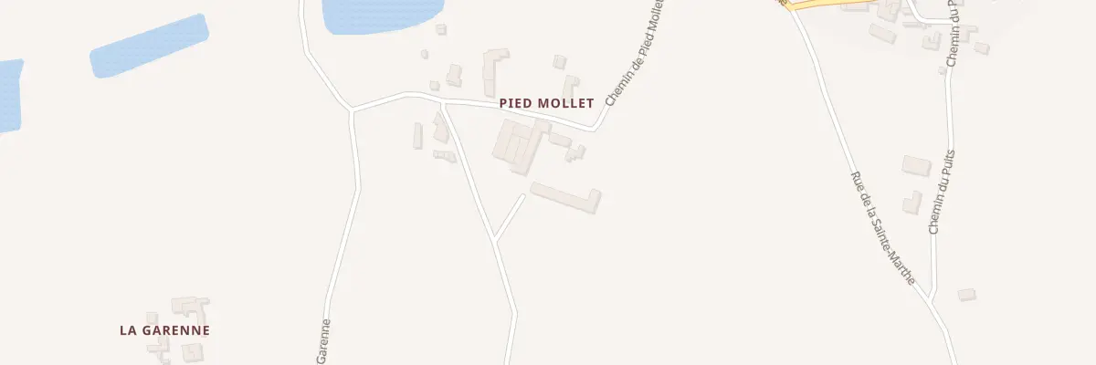 Plan du 7 Che de Pied Mollet à Xaintray