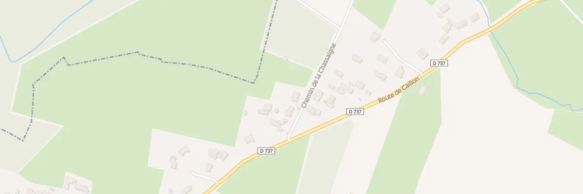 Plan du 204 Che de la Chassaigne à Saint-Laurent-d’Arce