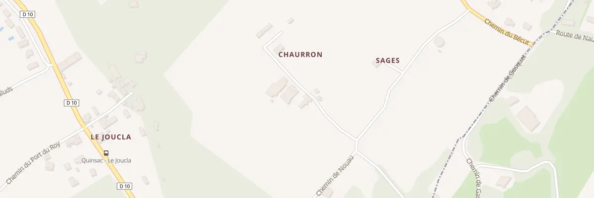 Plan du 299 Chaurron à Quinsac
