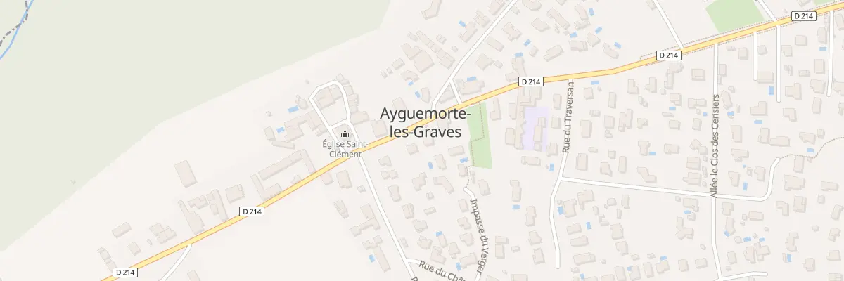 Plan du 12 Av du Général de Gaulle à Ayguemorte-les-Graves