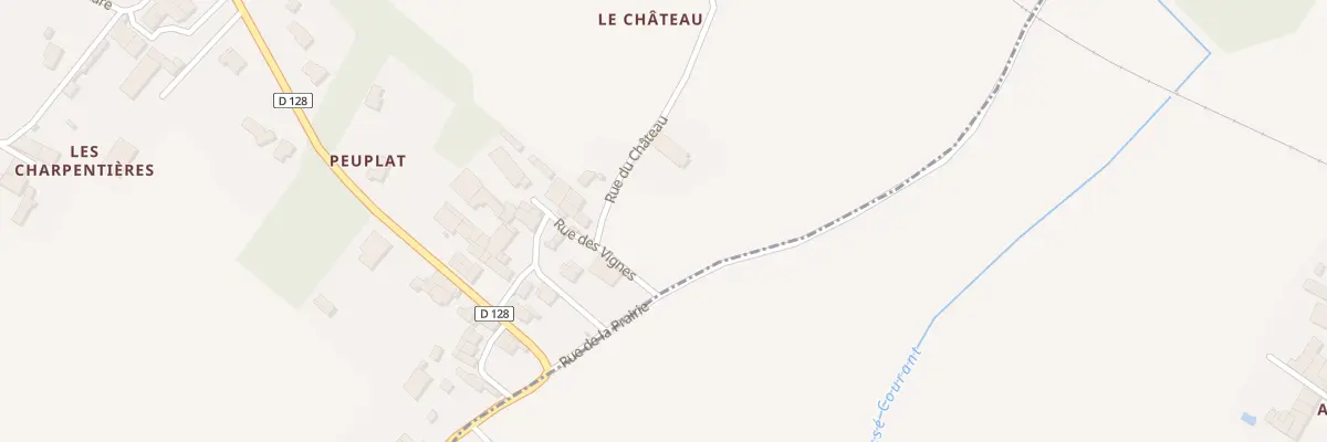 Plan du 6 Rue du Château à Rouffiac