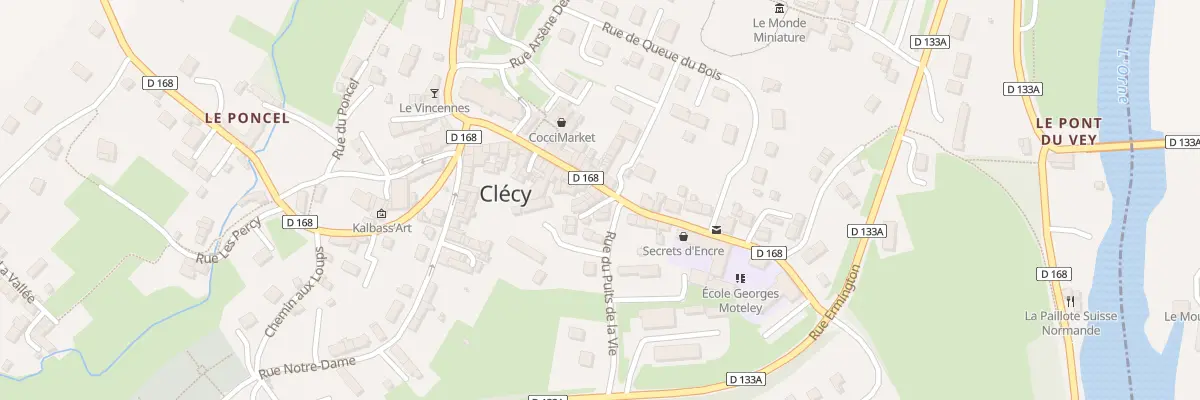 Plan du 40 Rue de la Poste à Clécy