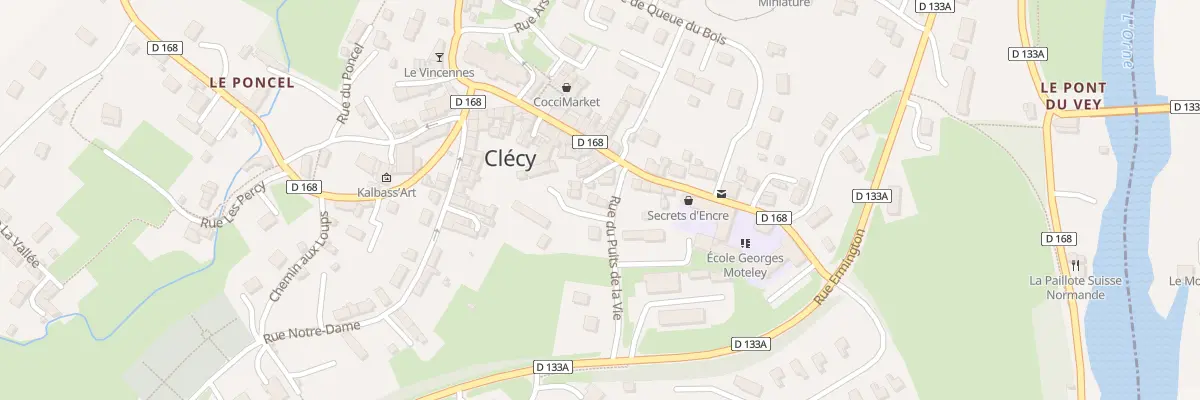 Plan du 6 Rue du Puits de la Vie à Clécy